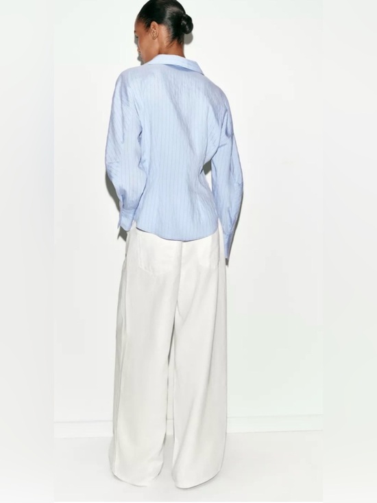 Zara Tops - NWT Zara Fitted Stripe Shirt {$55.90}
